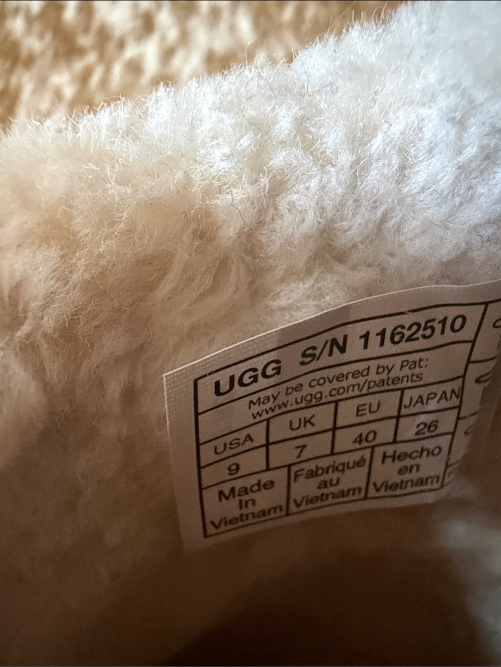 UGG Women's Tan Suede Shearling Clog Mules - Picture 7 of 7